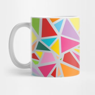 Colorful triangles pattern 3 Mug